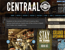 Tablet Screenshot of cafecentraal.com